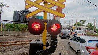 Palang Kereta Api Perlintasan KA Krl Cisauk