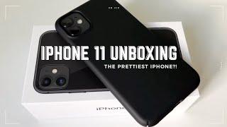 iPhone 11 black UNBOXING + accessories  upgrade from iPhone 8