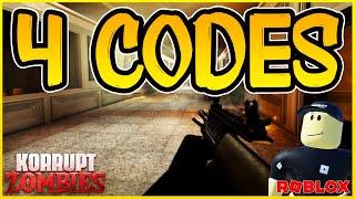 4 NEW CODES for KORRUPT ZOMBIES  Roblox 2024  Codes for Roblox TV