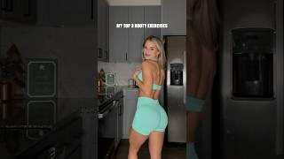 TOP 3 BOOTY EXERCISES  #glutes #gymshorts #workouts