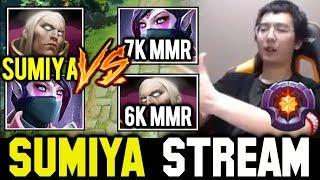 How SUMIYA Invoker vs 7K MMR TA and vice versa  Sumiya Invoker Stream Moment #444