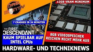 Sind 8GB Videospeicher  noch genug?  Intel CPUs extrem instabil  Windows 10 am Ende  News