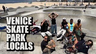 THE VENICE SKATE PARK LOCAL SKATERS Feat. ANDY ANDERSON & FRIENDS  @NkaVidsSkateboarding