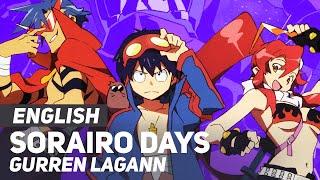 Gurren Lagann - Sorairo Days FULL Opening  ENGLISH ver  AmaLee