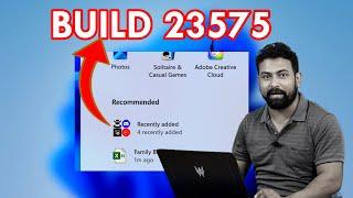 New Windows 11 Build 23575 update - grouping Start menu Windows 11 home Edition Problem Fixes