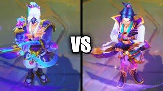 Spirit Blossom Master Yi vs Prestige Spirit Blossom Master Yi Skins Comparition League of Legends