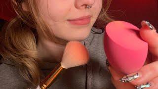 ASMR  Doing your makeup very fast but gentle  with no cuts 