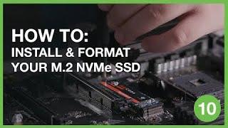 How to Install and Format Your M.2 NVMe SSD   Inside Gaming With Seagate
