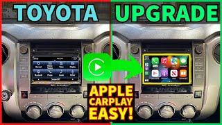 HOW TO Install CarPlay In Toyota Keep ORIGINAL Screen 2023