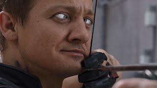Hawkeye but he misses every shot