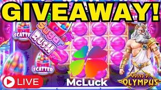 ANOTHER LIVE GIVEAWAY LIVE ON McLUCK   SOCIAL CASINO