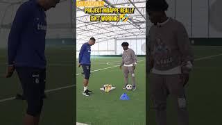 Aubameyang tries to get Project Mbappe going  #shorts  SY Football #SUCCESS4YOUNGSTERS