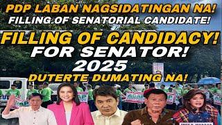 PDP LABAN NAGSIDATINGAN NA MANILA HOTEL FILLING OF CANDIDACY FOR SENATORIAL 2025