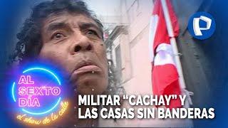 ¡Operativo Bandera Militar “Cachay” supervisa casas sin el estandarte patrio por 28 de julio