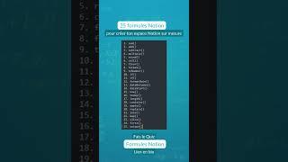 Connais-tu ces 25 formules Notion ? #short #notionfrance