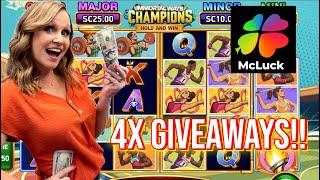 Giveaways & Jackpots on McLuck - Join Us