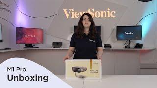 ViewSonic M1 Pro Portable LED Projector  Official Unboxing