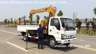 Durable ISUZU 4Ton Truck Loader Crane for goods transport