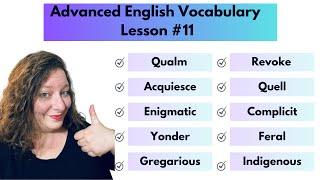 Advanced Vocabulary Builder Lesson #11