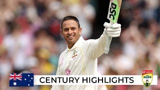 Khawaja marks Test return with sparkling century  Mens Ashes 2021-22