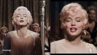 Ana de Armas in Blonde 2022 vs. Marilyn Monroe in Some Like it Hot 1959  Colorized