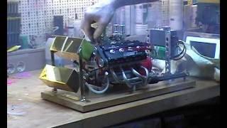 Running LUTHERSchilling V8 Nitro Modell Engine F1 Edition