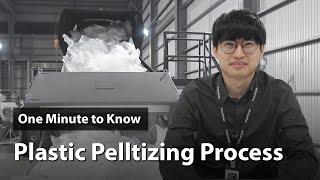 How does a Plastic Pelletizing Machine Work?  One Minute to Know EP24