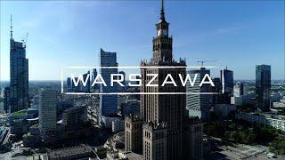 Warszawa Polska  4K Day Light Drone Video