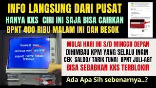 TERUNGKAP ALASAN KEMENSOS BELUM SEMUA BPNT MSK SALDO 400 RB HARI INI HATI HATI AGAR TIDAK SELALU CEK