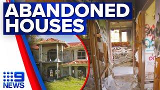 Abandoned homes across Melbourne left to rot amid housing crisis  9 News Australia