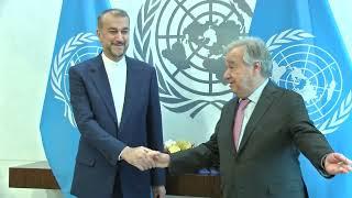 The Secretary General with H E  Mr  Hossein Amir Abdollahian