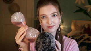 ASMR Bubbly Hourglass Tingles Glass Tapping w Reverb