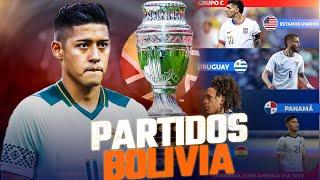 Calendario de la Selección BOLIVIANA de Fútbol en la Copa AMÉRICA 2024