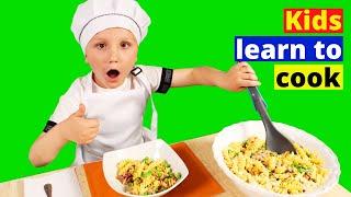Kids Cooking Videos Real Food  Children Learn to Cook