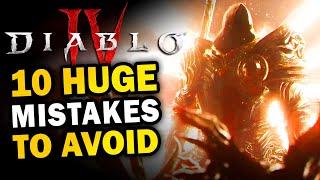 Dont Make These Huge Mistakes as a New Player  Diablo 4 