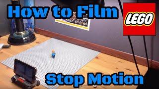 How to Film Lego Stop Motion  Beginners Tutorial