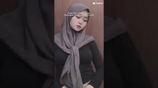 cewek Hijab super manis bgt 350 #shorts #shortsvideo #indonesia