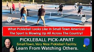 Pickleball They Play Pickleball In Small Town America  What Does It Look Like? Learn By Watching