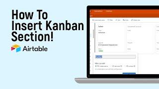 How to Insert Kanban Section in Airtable Workspace easy