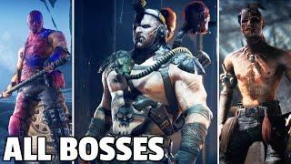 Mad Max video game - ALL BOSSES + mini bosses