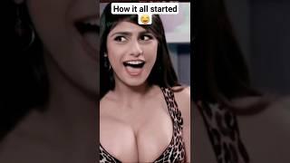 How it all started - Mia Khalifa #viral #viralshorts #miakhalifa