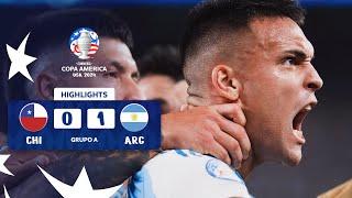 CHILE 0-1 ARGENTINA HIGHLIGHTS  CONMEBOL COPA AMÉRICA USA 2024™