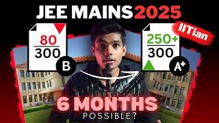 How to score 250+ if you start now  Jee Main 2025  0 to IIT 