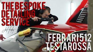 Detailing a Ferrari Testarossa  Paint Restoration & Correction Detail  Deep Leather Cleaning