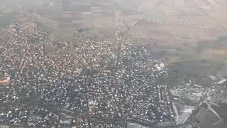 Flight over Sofia Bulgaria