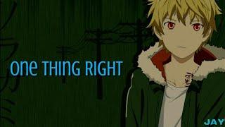 Nightcore Marshmello & Kane Brown - One Thing Right Lyrics 