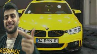 REYNMEN in Arabası BMW M4 F90 Sarı Kaplama  GMG GARAGE