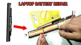 HP laptop battery repair 18650 Li  ion battery replacement laptop battery change DC 12 volts 