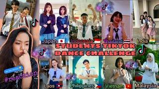 BEST STUDENTS TIKTOK DANCE ASIA  REACTION