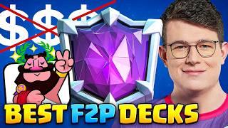 TOP 5 F2P BEST DECKS to EASILY GET ULTIMATE CHAMPION in Clash Royale 